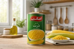 کنسرو ذرت اصالت برای سفارش عمده فروشگاه‌ها و رستوران‌ها