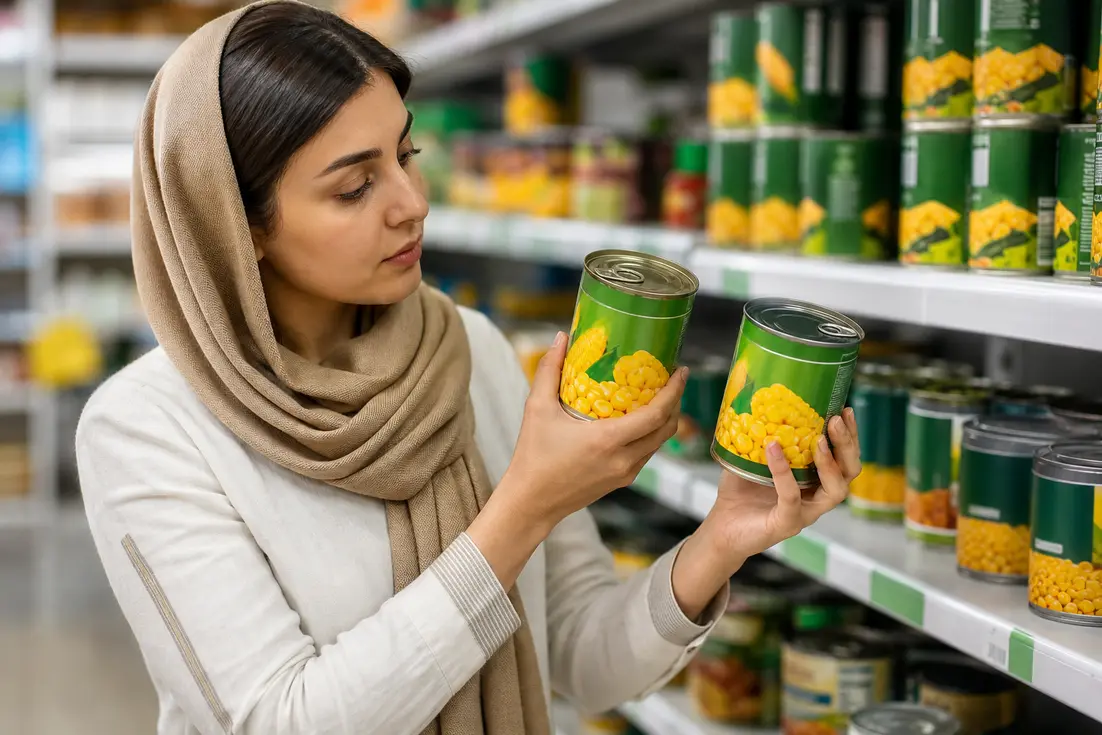کنسرو ذرت بیژن درجهبندی کیفیت و اثر آن بر قیمت