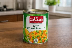 کنسرو ذرت و نخود فرنگی و هویج در سنجش ارزش خرید