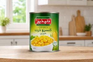 کنسرو ذرت دلپذیر با بسته‌بندی مطمئن و تحویل سفارش