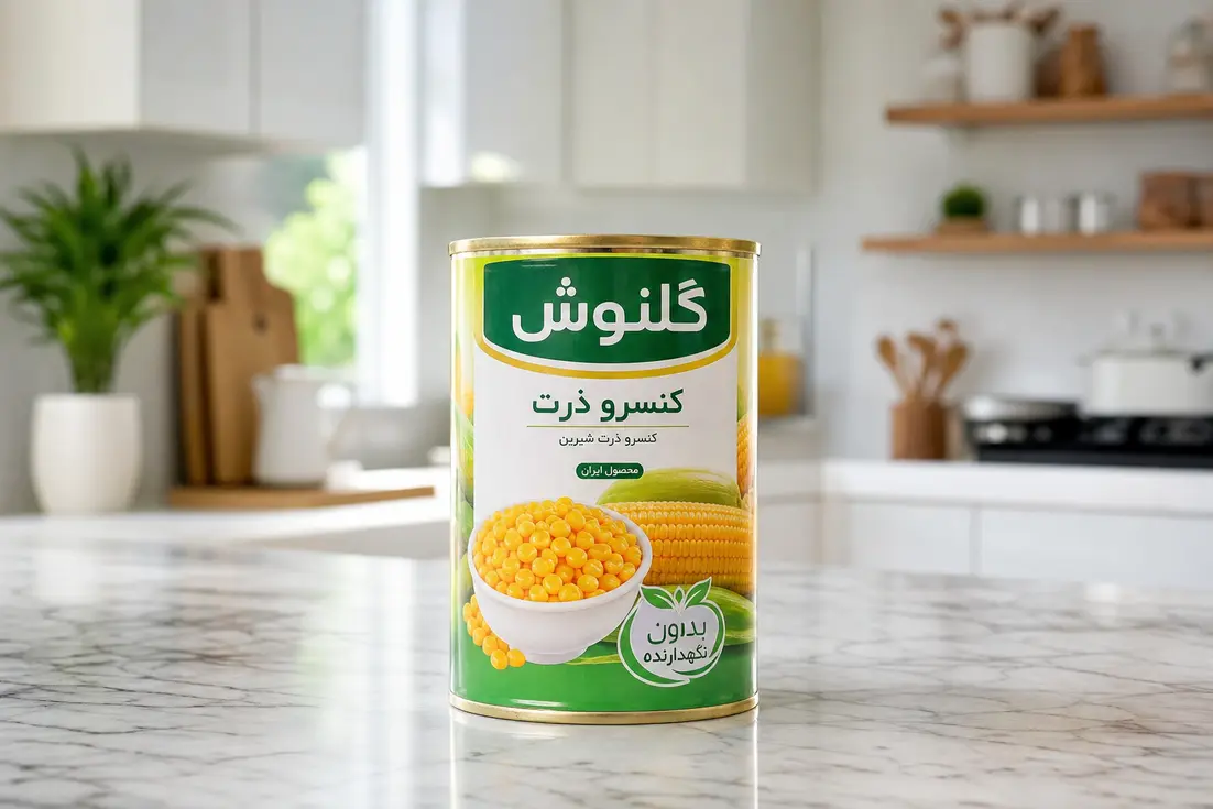 کنسرو ذرت گلنوش و معیارهای انتخاب برای خرید مطمئن