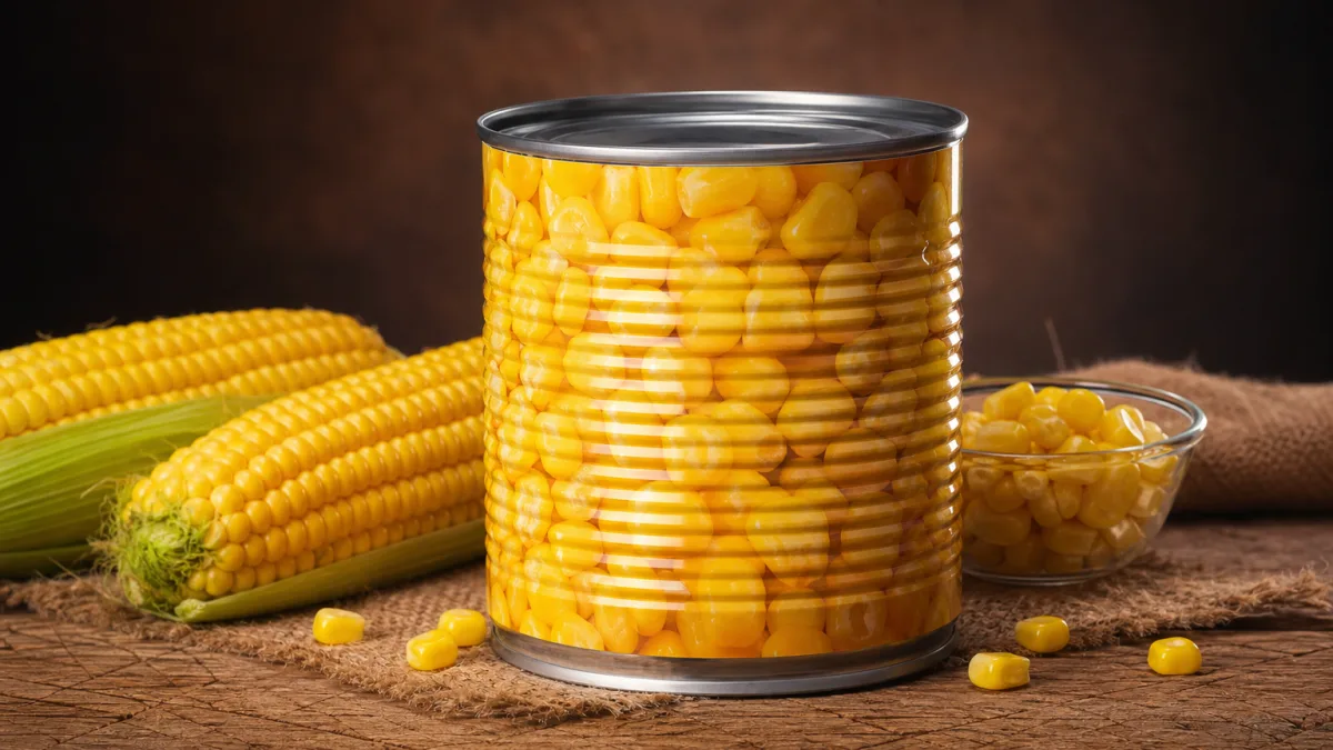 کنسرو ذرت مهرام