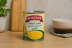 کنسرو ذرت شیرین مکنزی برای خرید عمده و همکاری تامین‌کننده