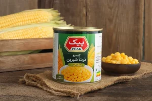 کنسرو ذرت پیک بسته‌بندی سفارش و تحویل مطمئن