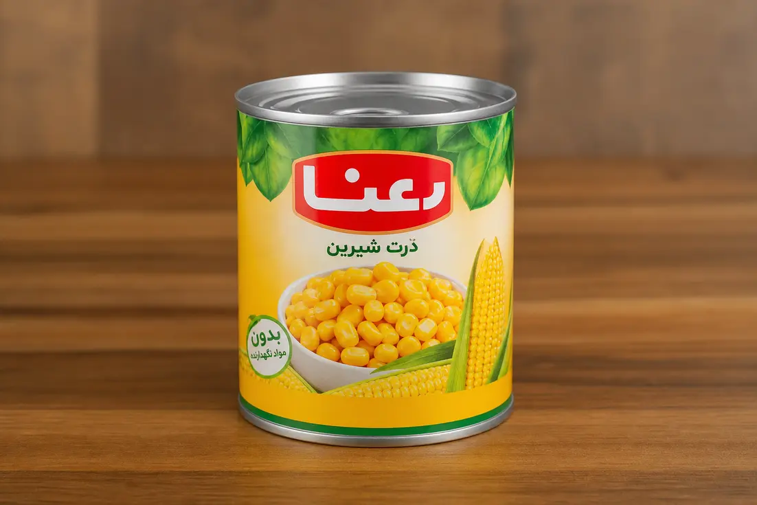 کنسرو ذرت رعنا خرید مطمئن پاسخ نگرانی خریداران